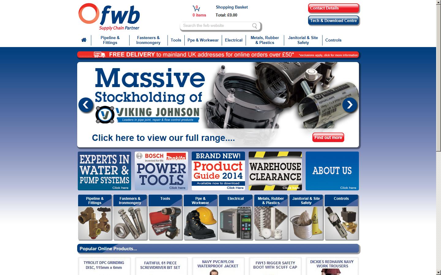 FWB Products Ltd Website