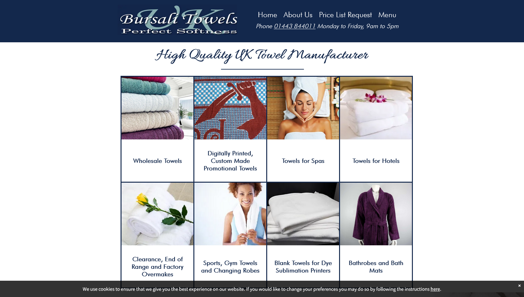 Bursali Towels (UK) Ltd Website