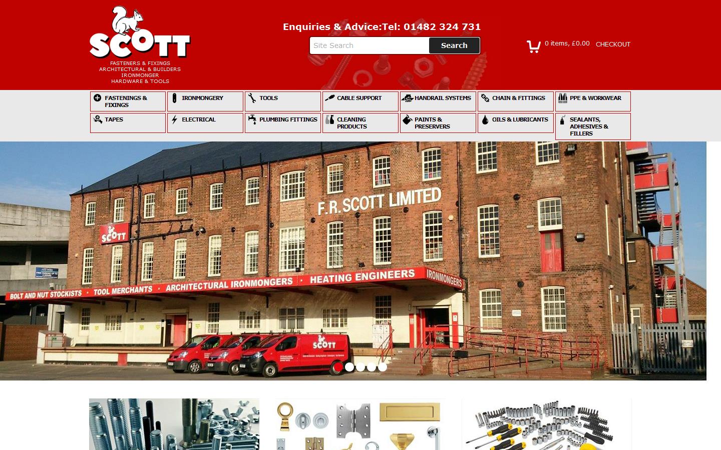 F.R. Scott Ltd Website