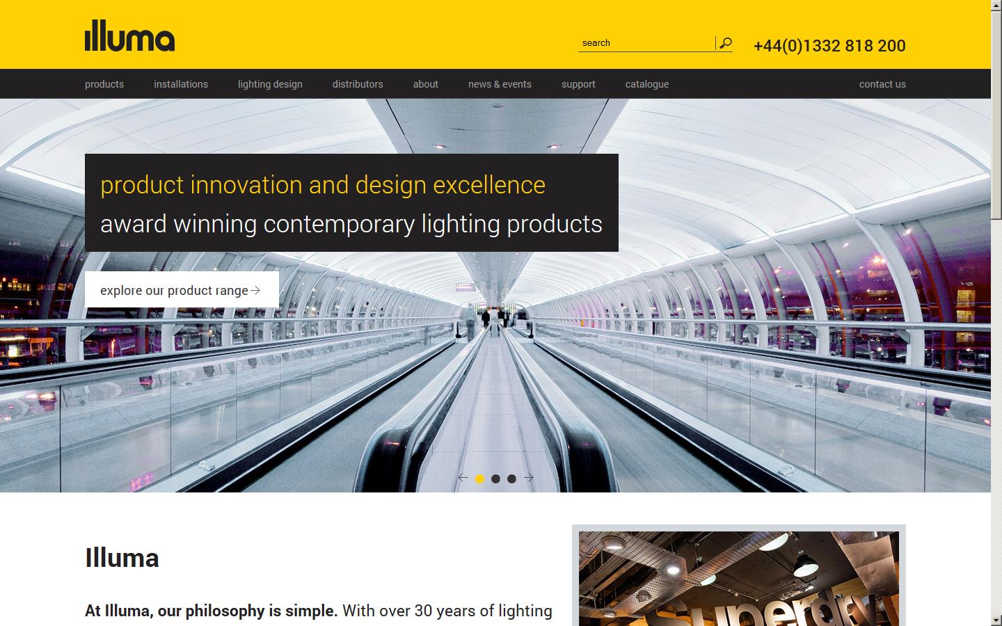 Illuma Lighting  Website