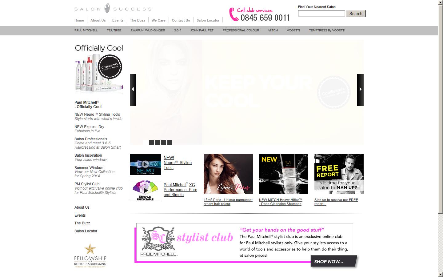 Salon Success Ltd Website