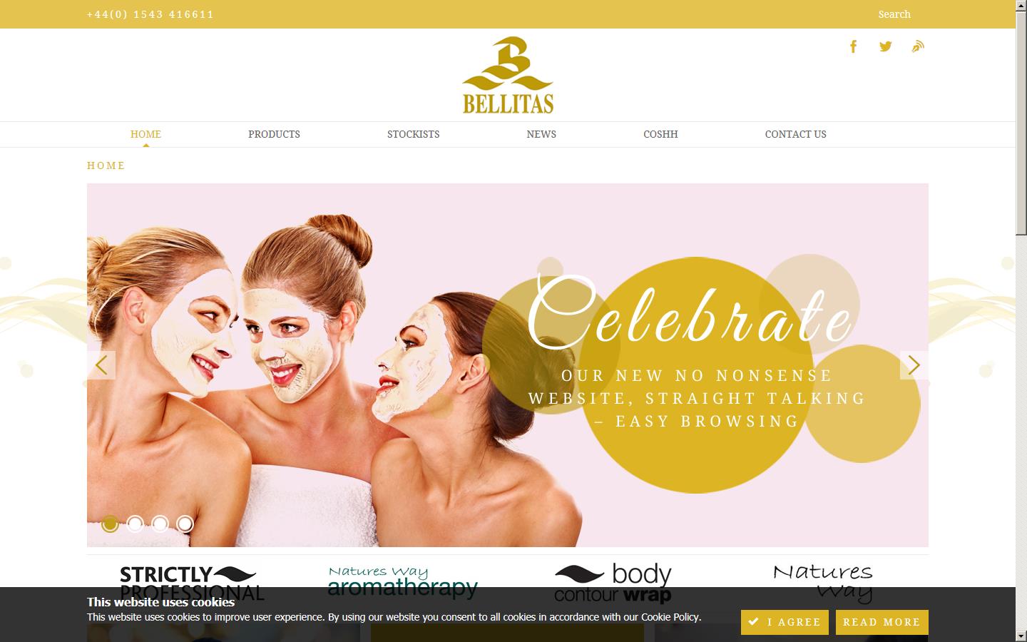 Bellitas Beauty Products Website