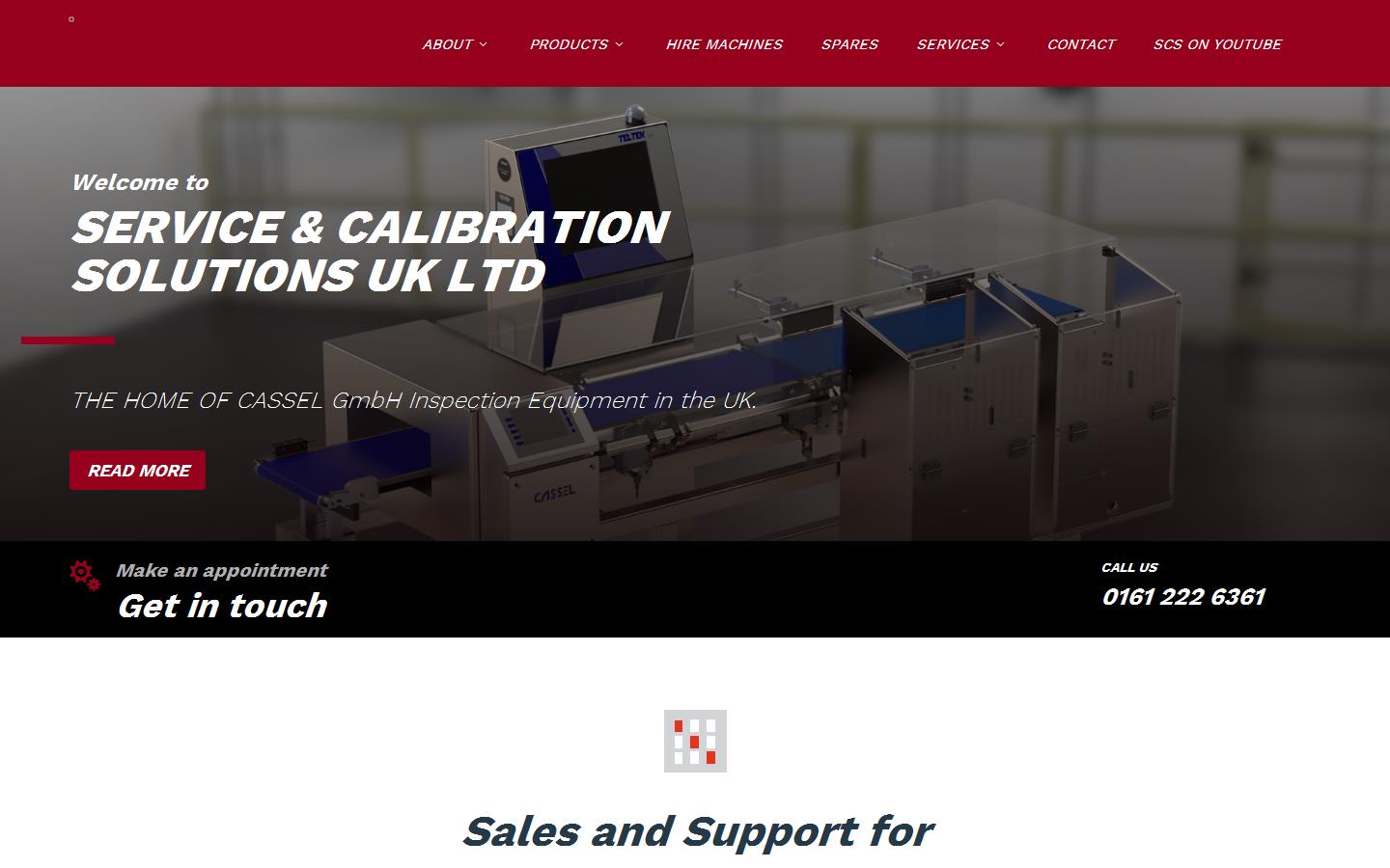 Service & Calibration Solutions UK Ltd Website