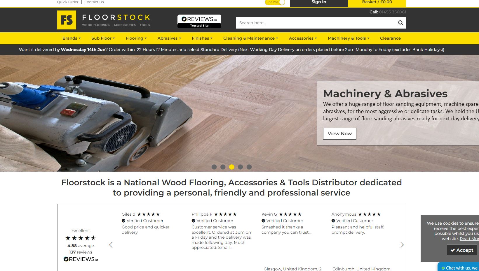 Floorstock Ltd Website