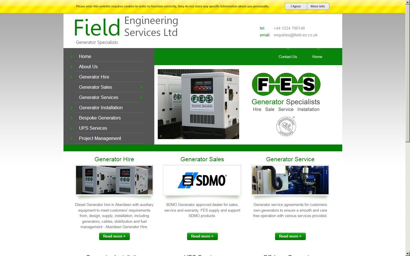 Field Engineering Services Ltd Website