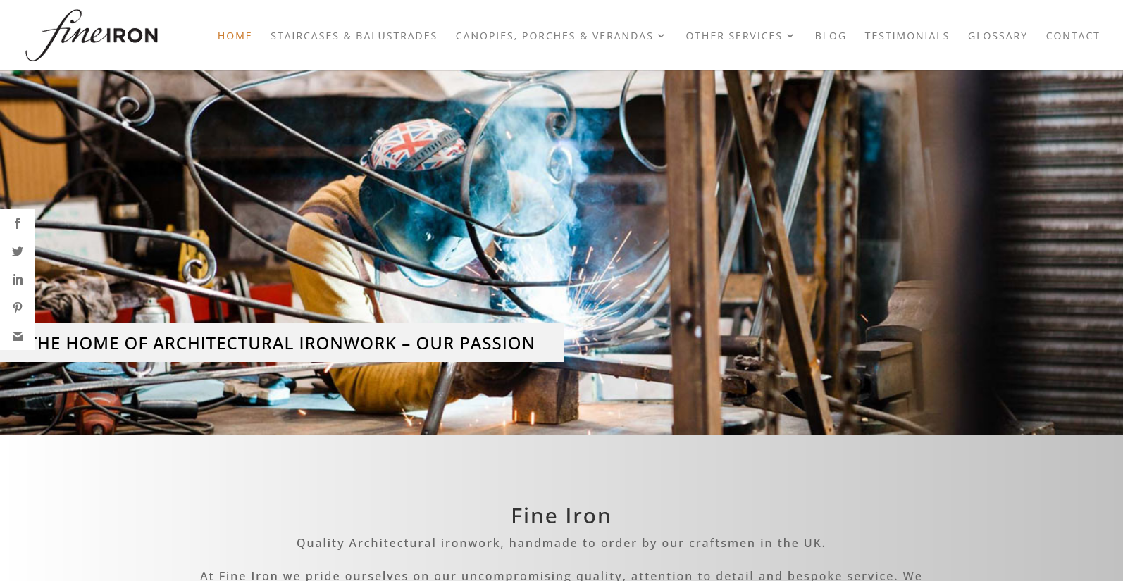 Fine Iron Ltd Website