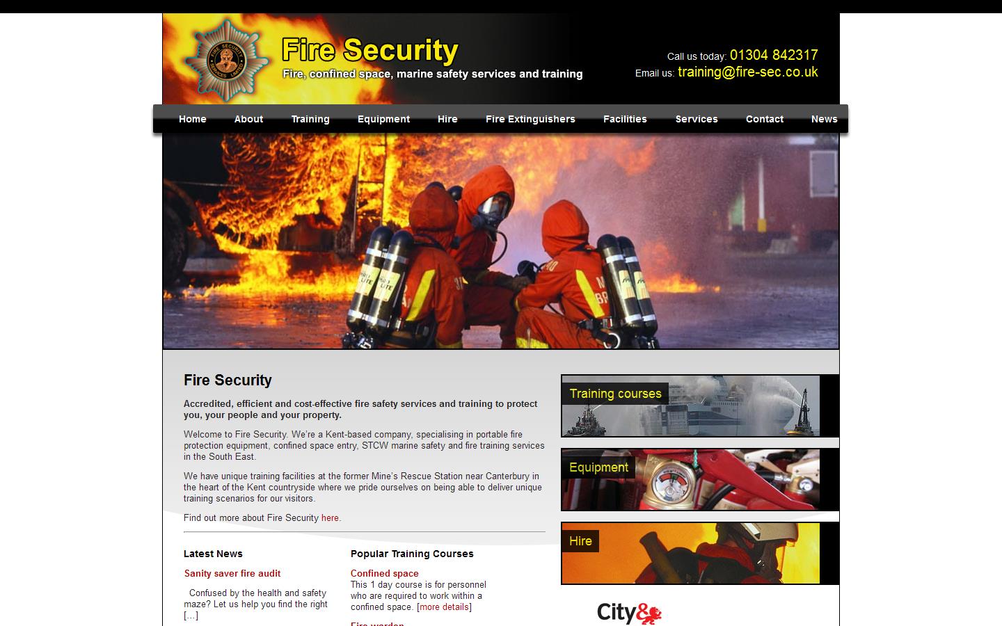 Fire Security ltd Website