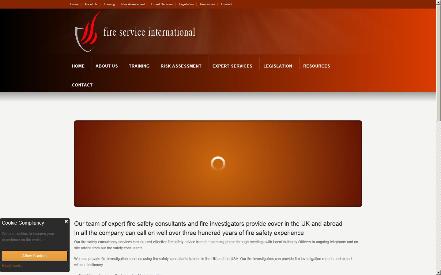 Fire Service International Ltd  Website