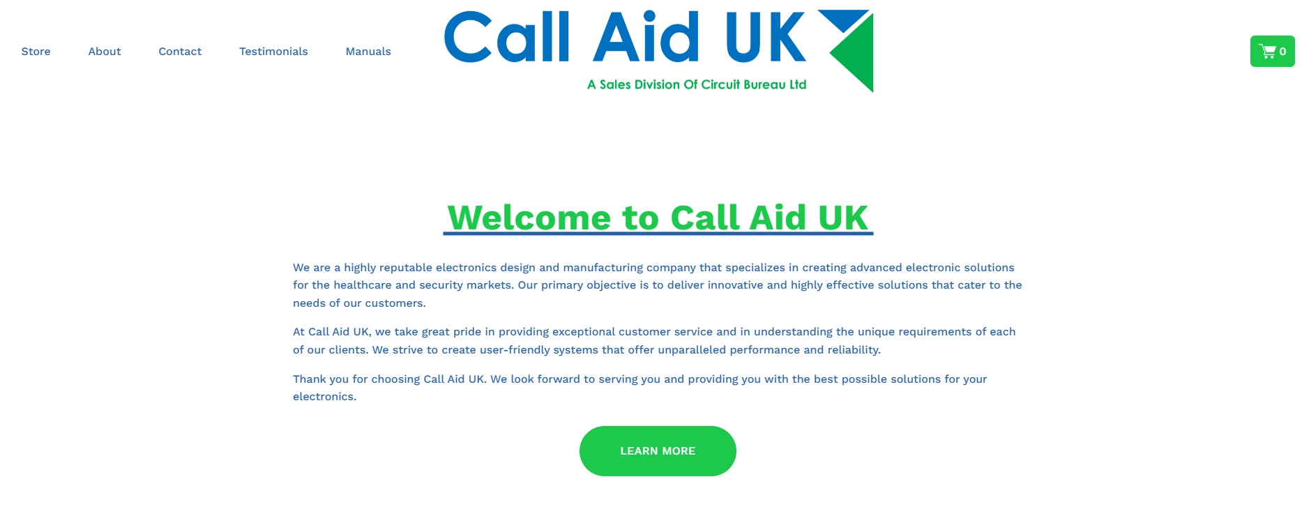 Call Aid UK Ltd Website