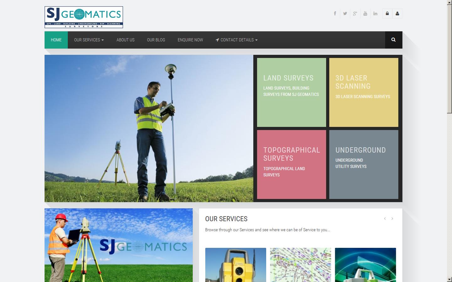 SJ Geomatics Website