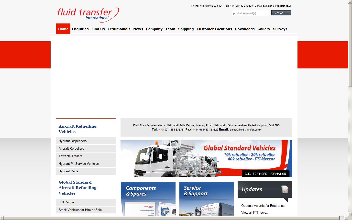 Fluid Transfer International Website