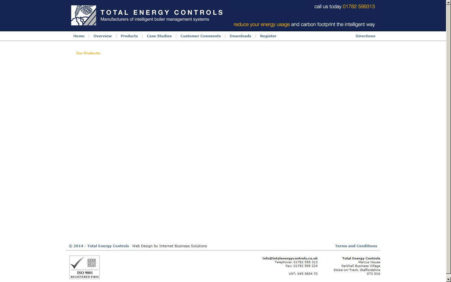 Total Energy Controls Website