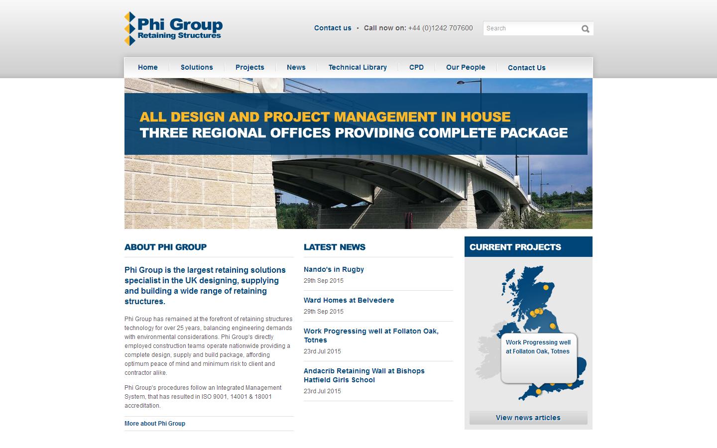 Phi Group Ltd Website