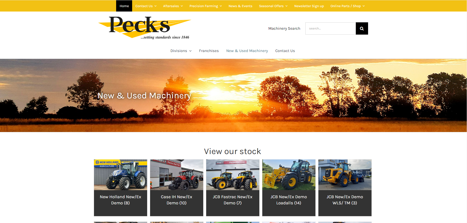 Pecks Website