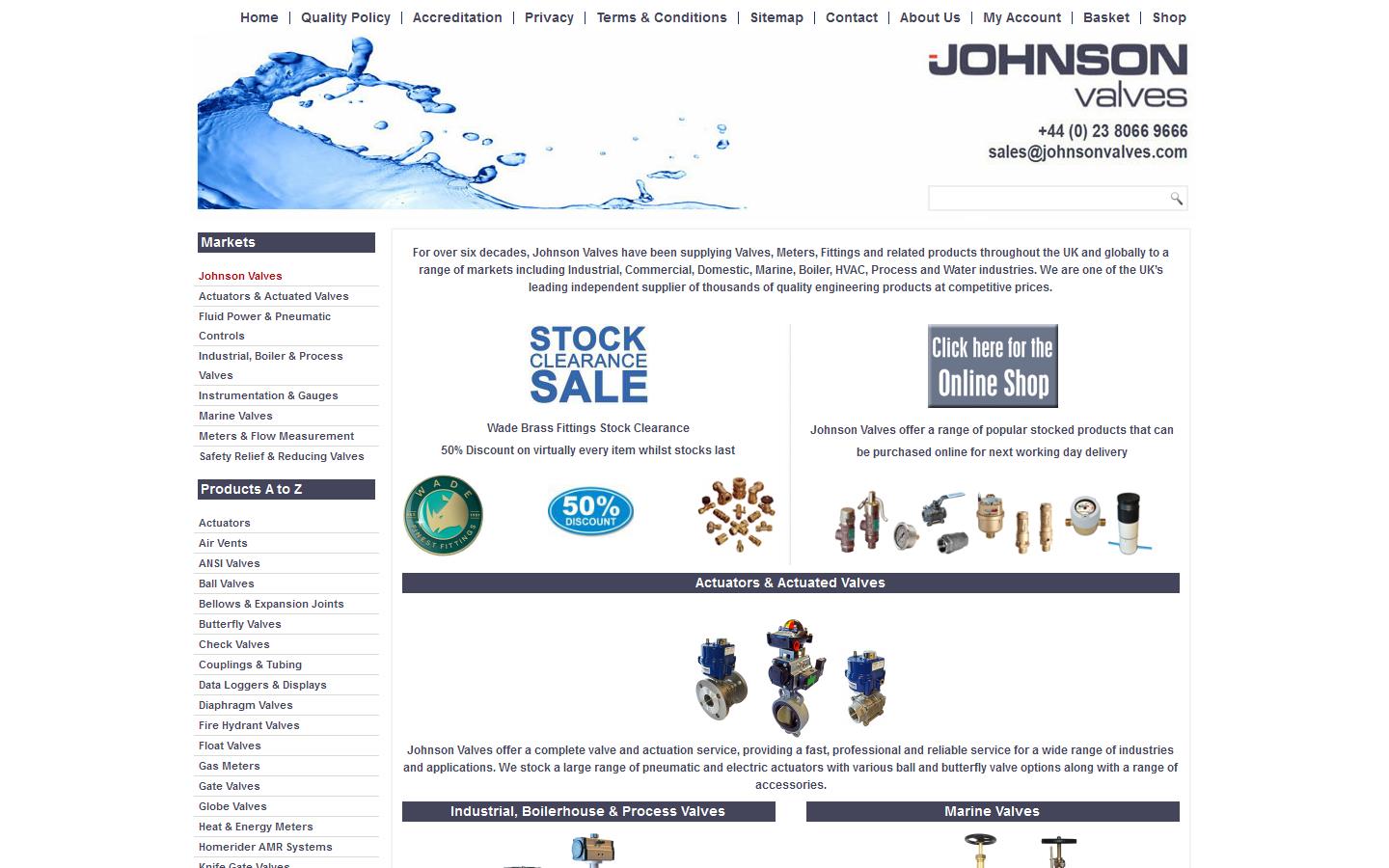 G J Johnson & Sons Ltd Website