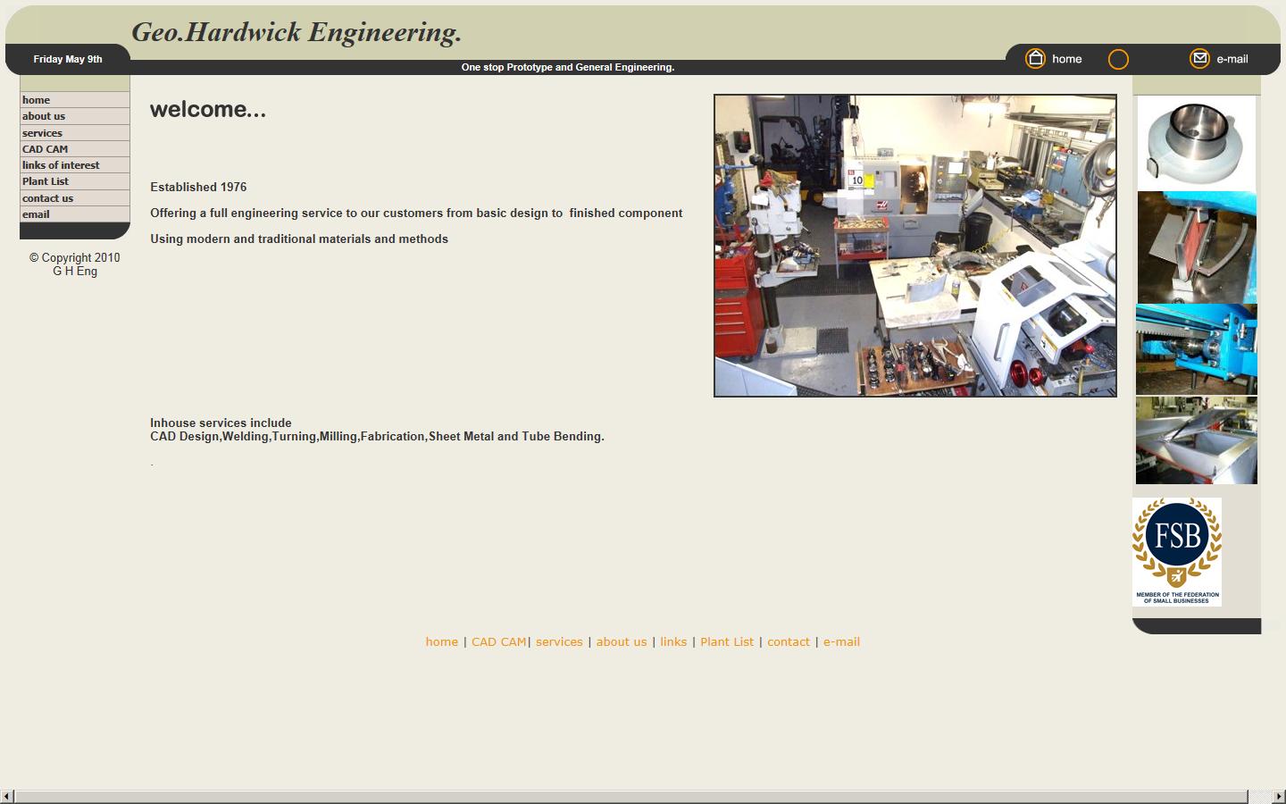 Geo Hardwick Engineering Website