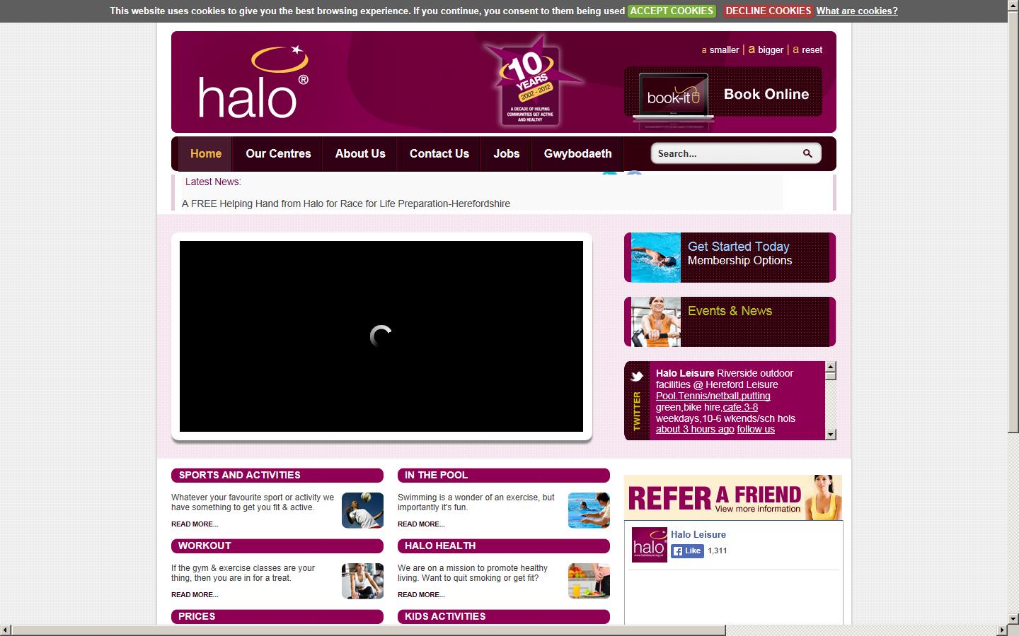 Halo Leisure Enterprise Ltd Website