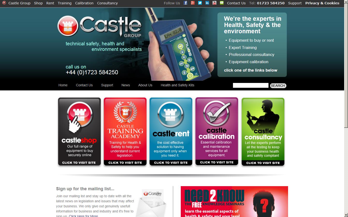 Castle Group Ltd Website