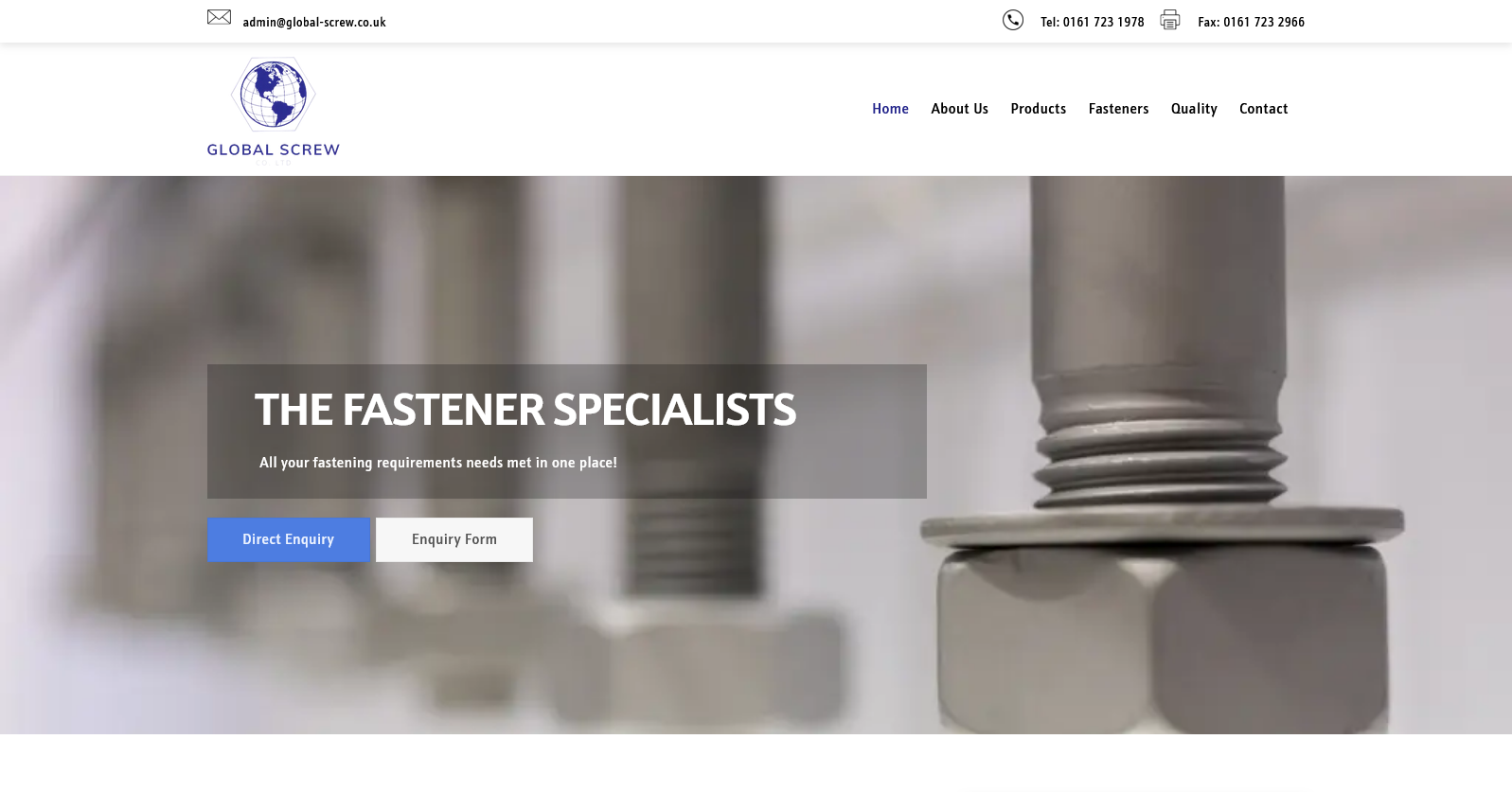 Global Screw Co Ltd Website