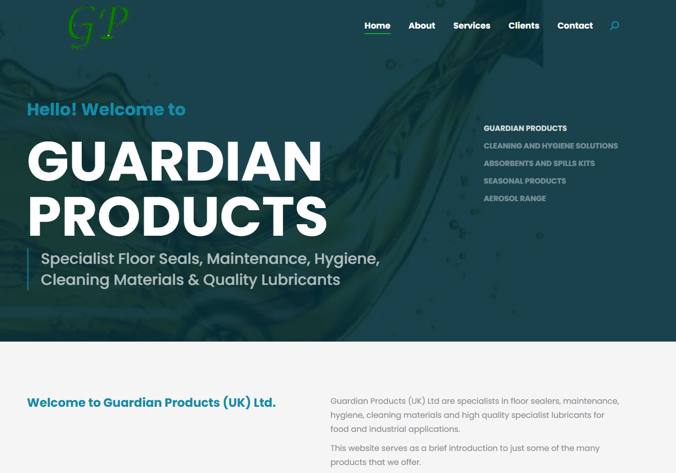 Guardian Products (UK) Ltd Website