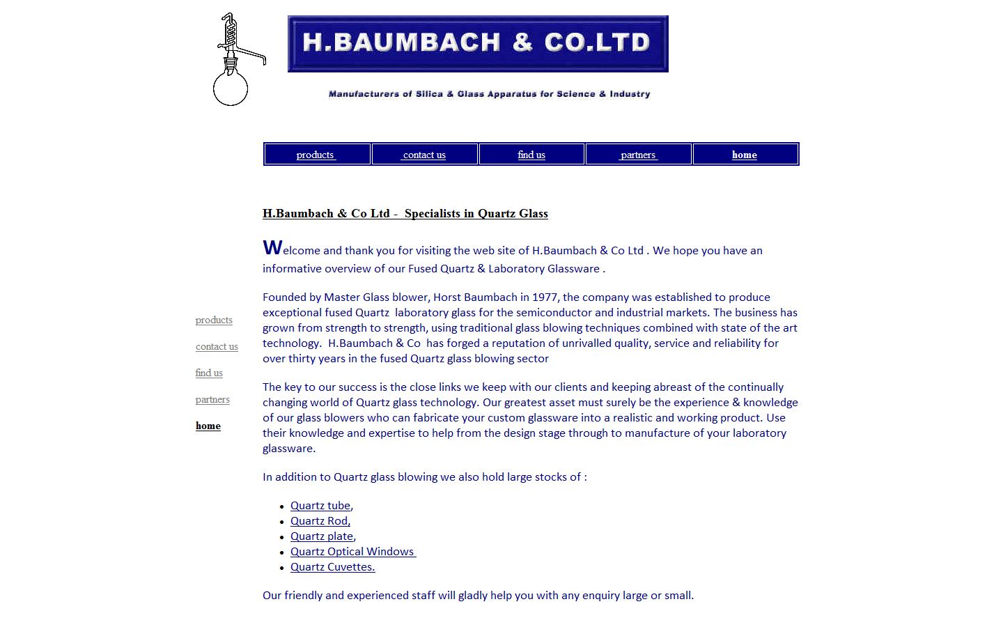 H. Baumbach & Co. Ltd Website