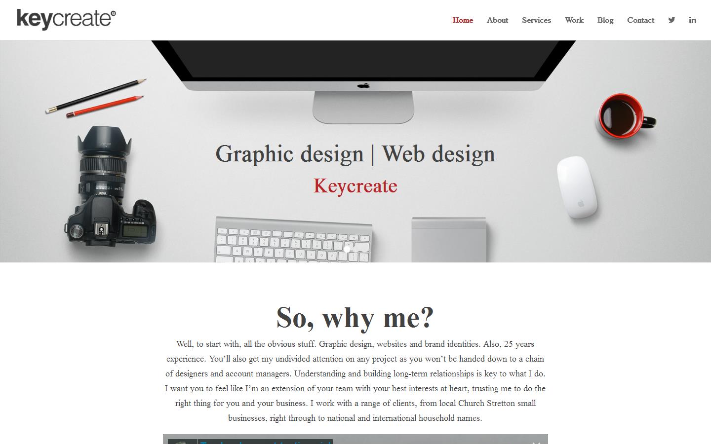 Keycreate Graphics Website