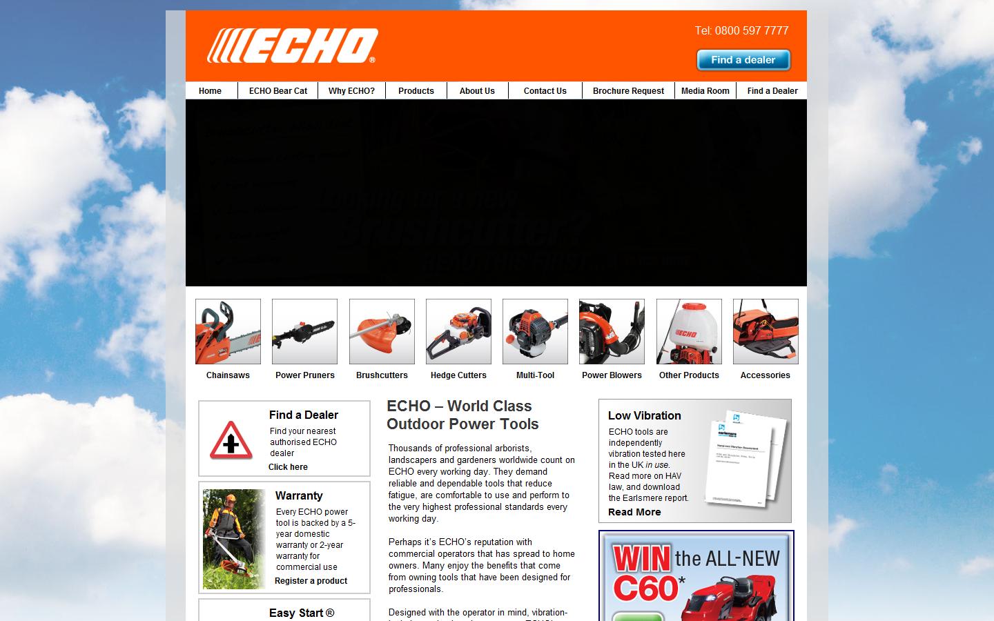 Echo Power Tools Ltd Website