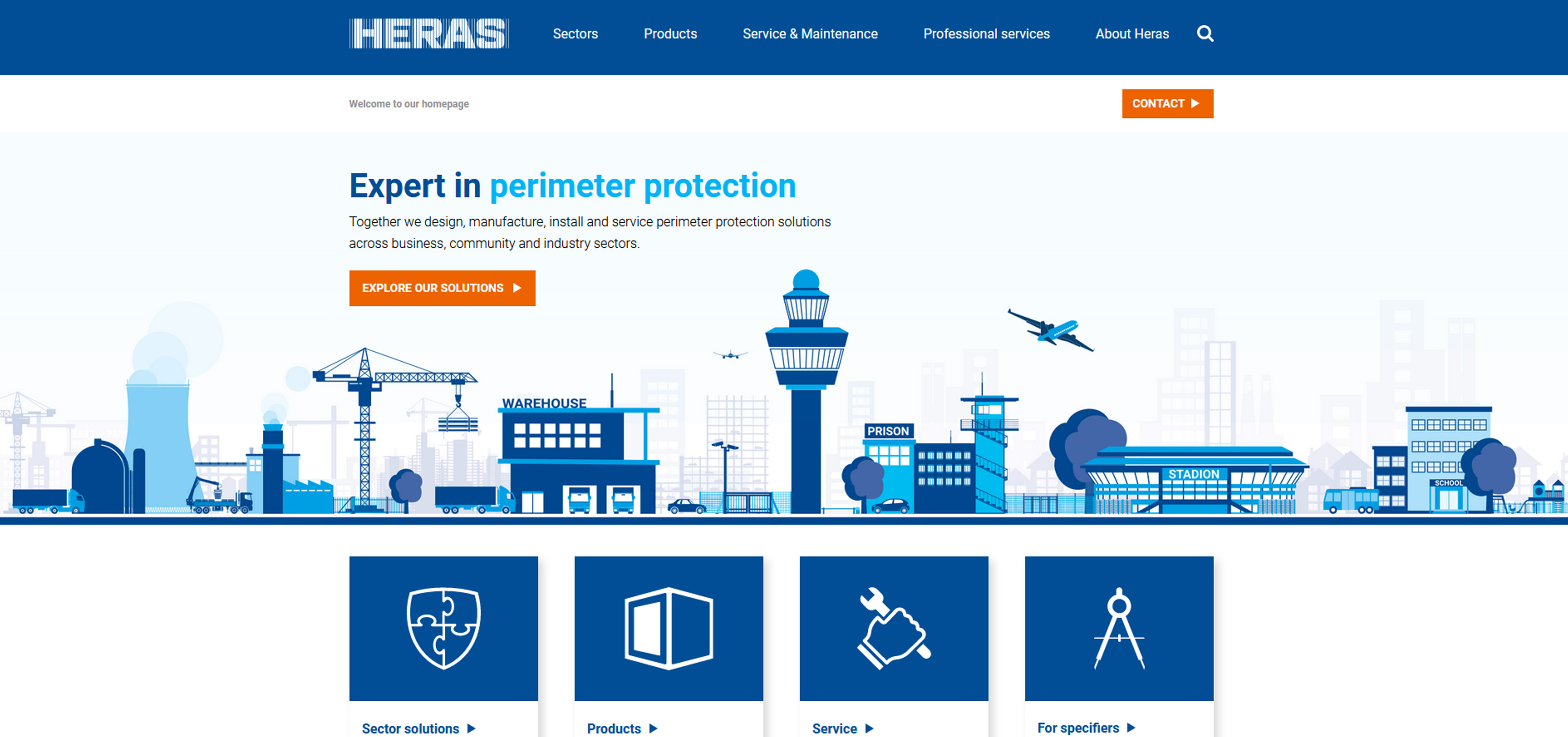 Heras Perimeter Protection Website