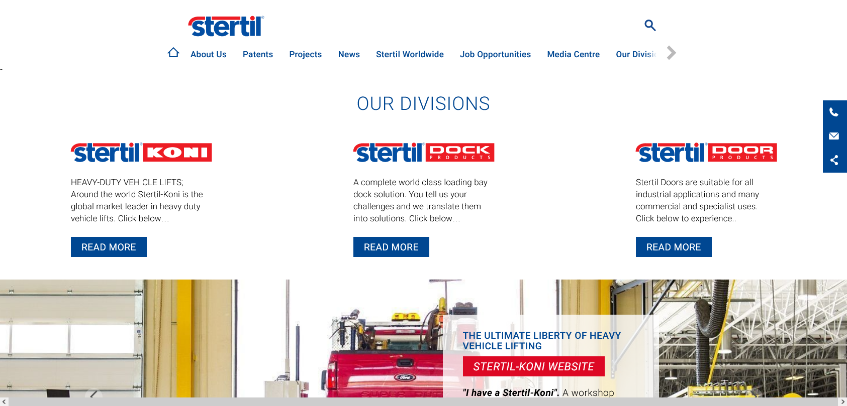 Stertil UK Ltd Website