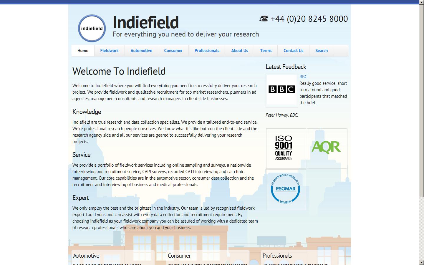 The Independent Fieldwork Company Ltd Website