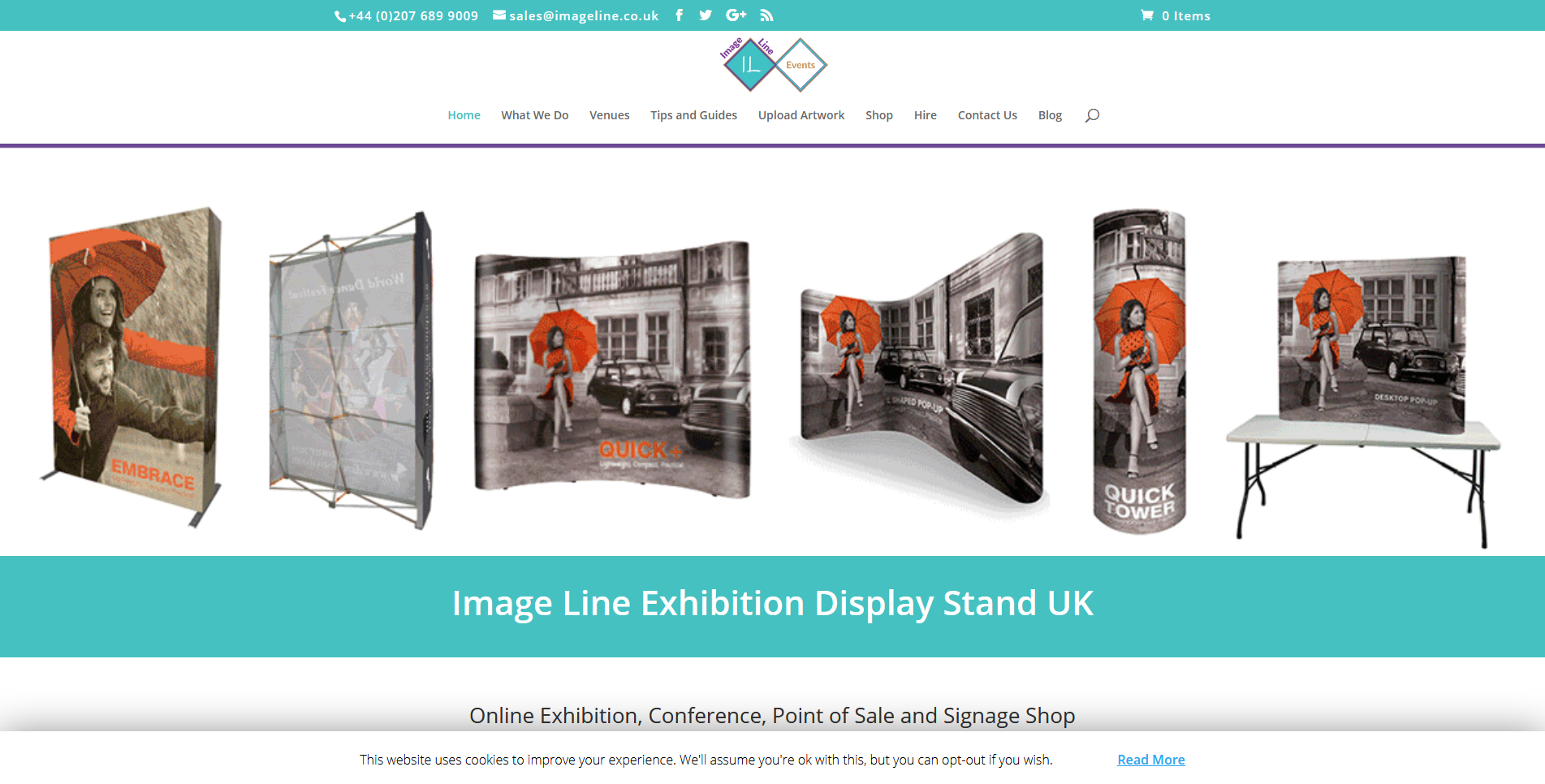 Image Line Exhibitions Website