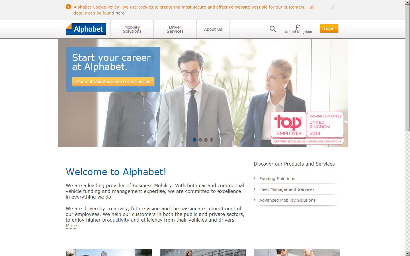 Alphabet UK Website