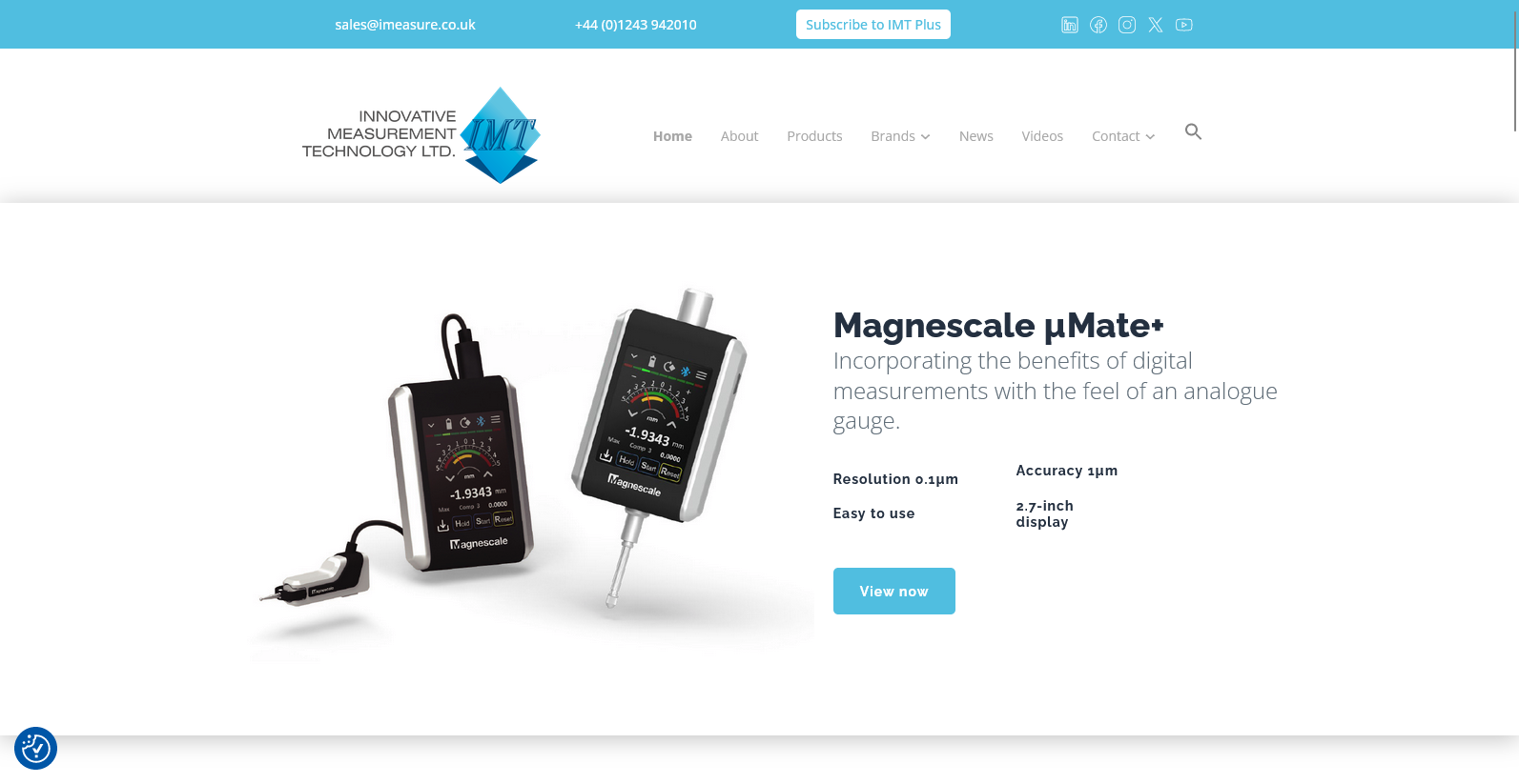 Innovative Measurement Technology Website