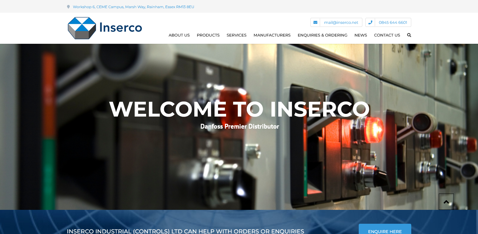 Inserco Industrial Controls Ltd Website