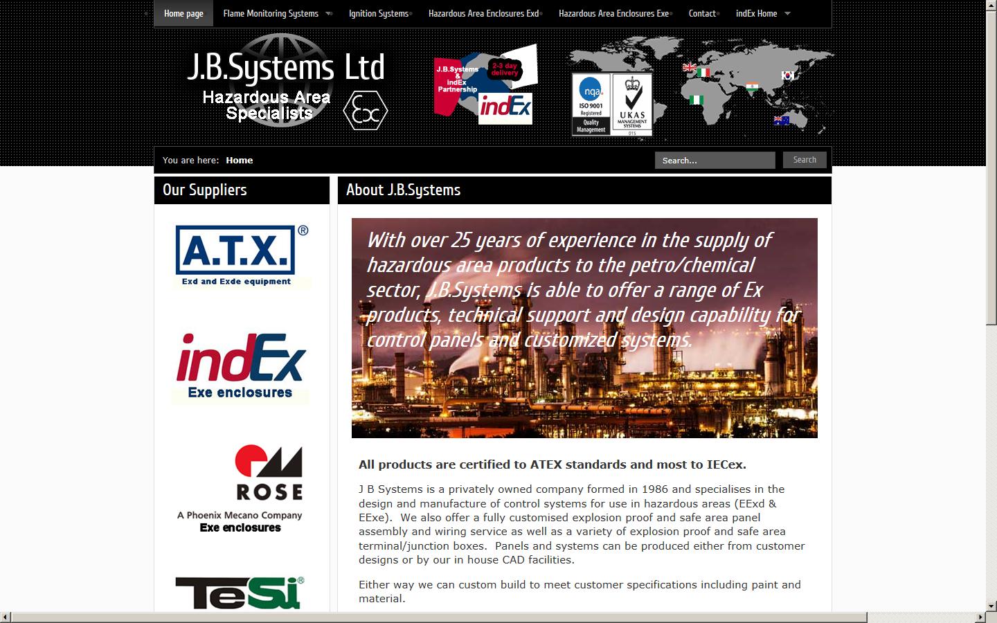 JB Systems Limited Website