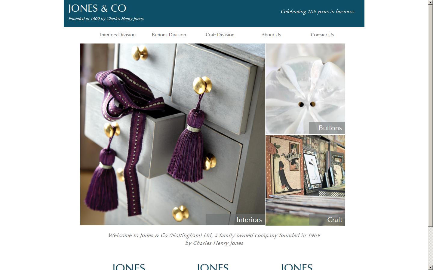 Jones & Co (Nottingham) Limited Website