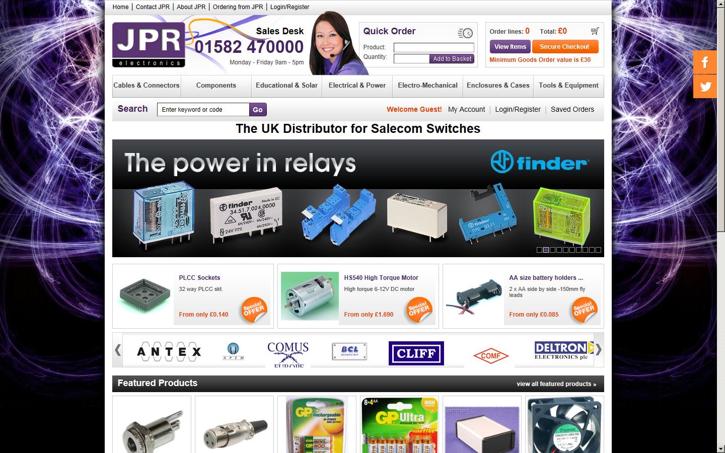 JPR Electronics  Website