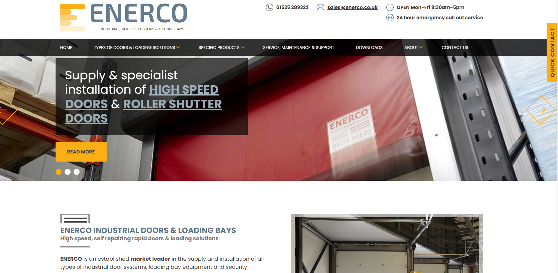 Enerco Ltd Website