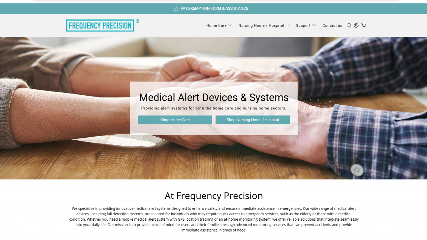 Frequency Precision Ltd Website