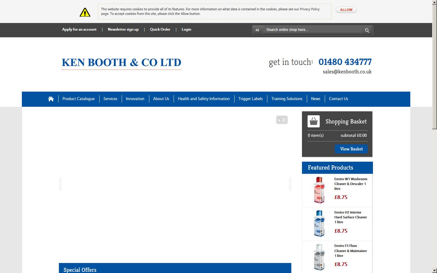 Ken Booth & Co Ltd Website