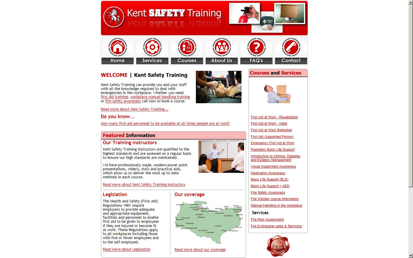 Kent Safety Training Website