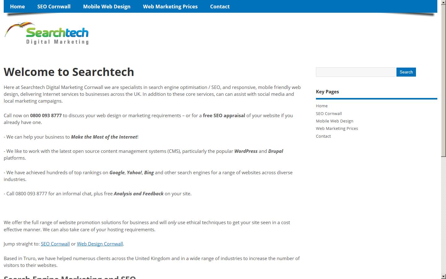 Searchtech Website