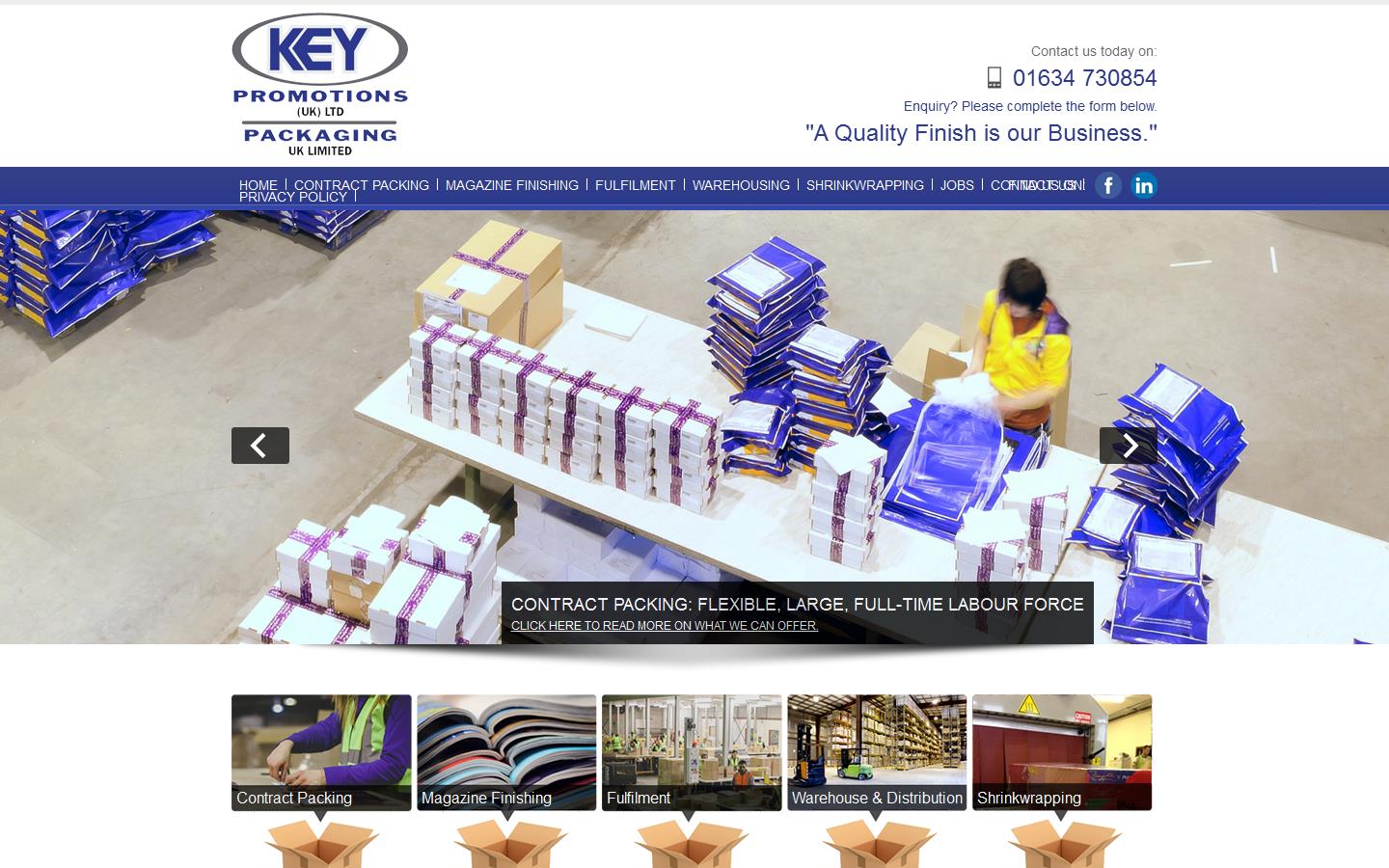 Key Promotions (U.K.) Ltd Website