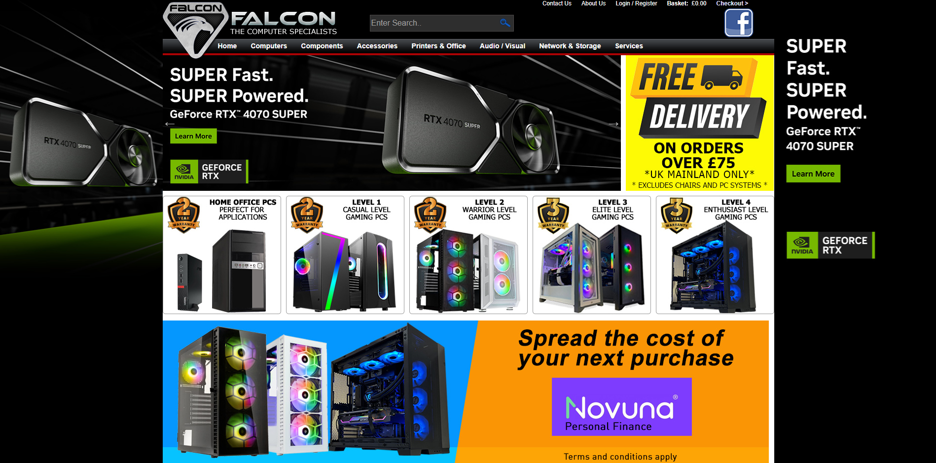 Falcon Computers Ltd Website