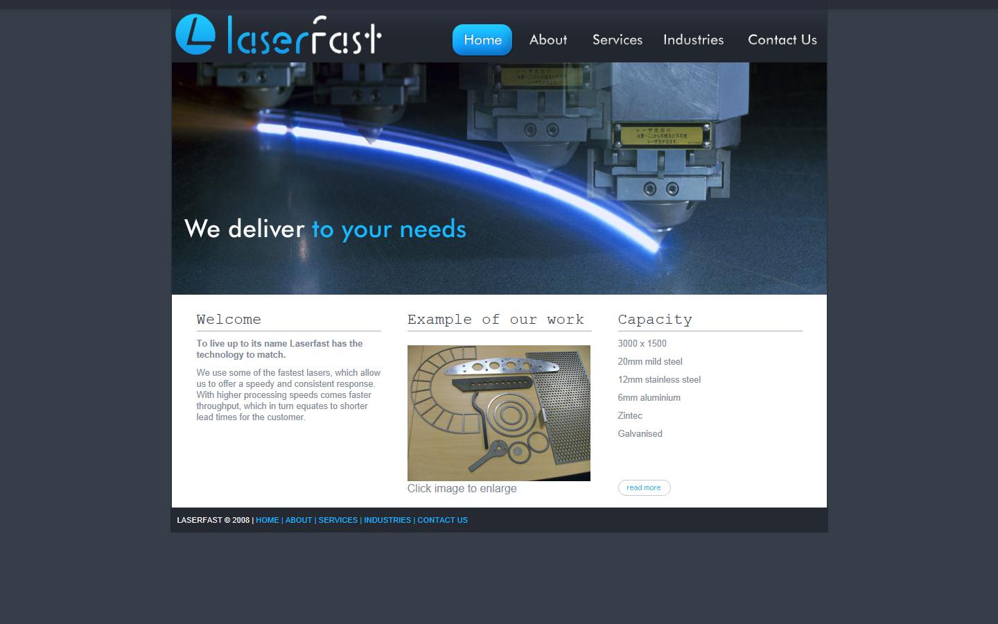 Laserfast Limited Website