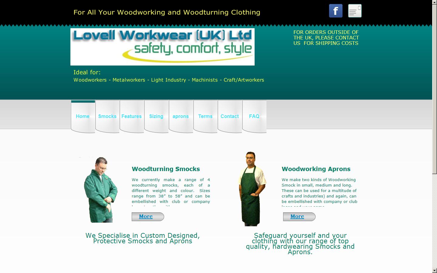 Lovell Workwear (UK) Ltd Website