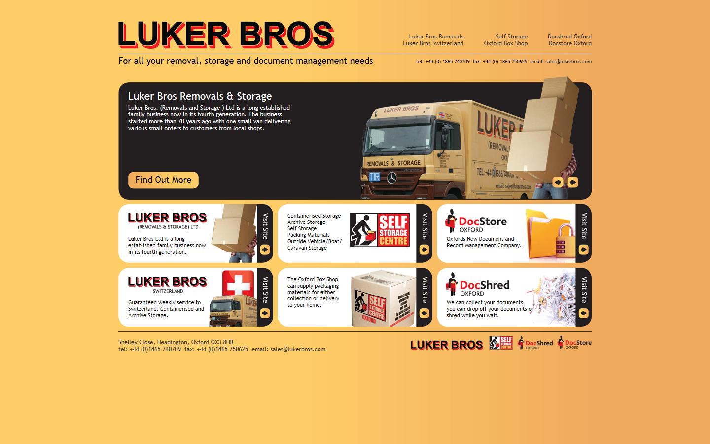 Luker Bros  Website