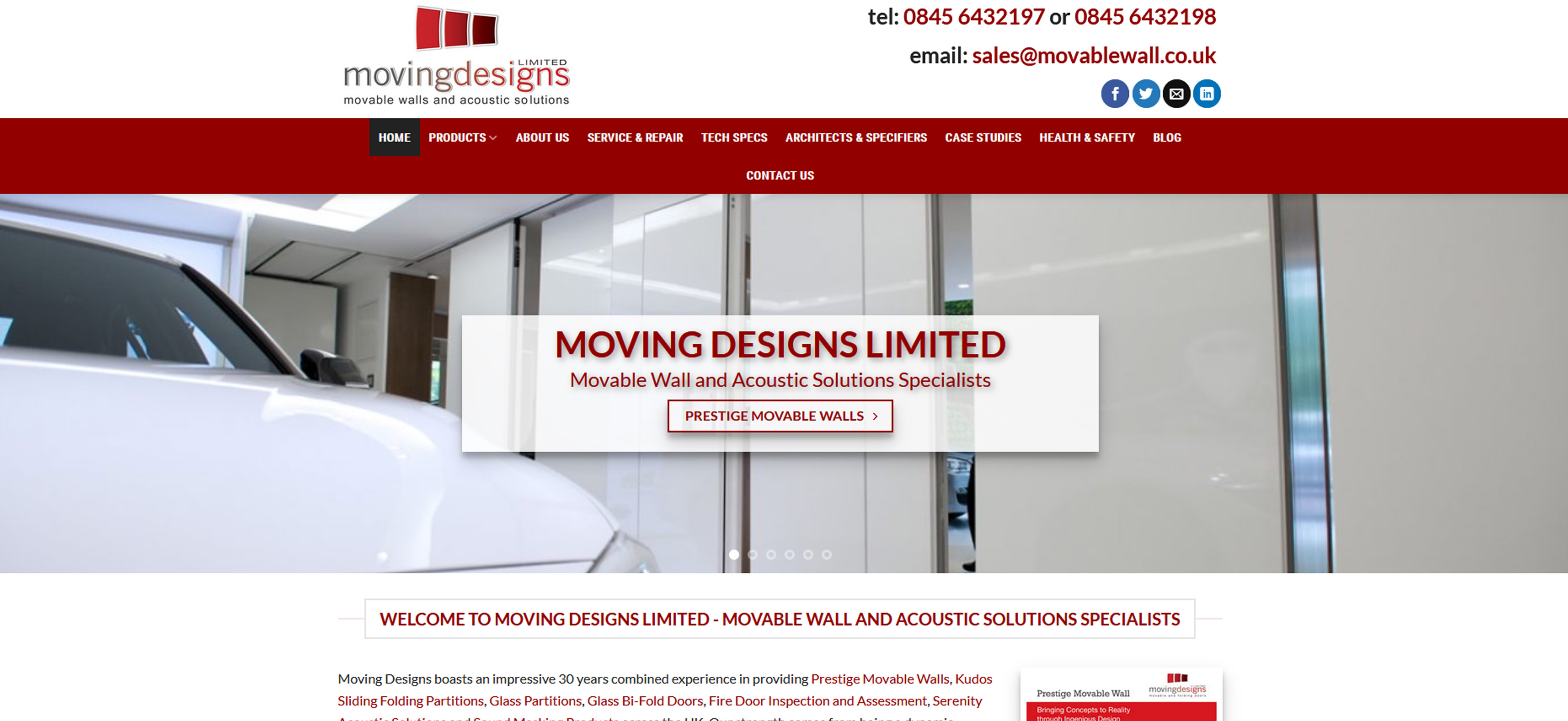 Moving Designs Ltd Website