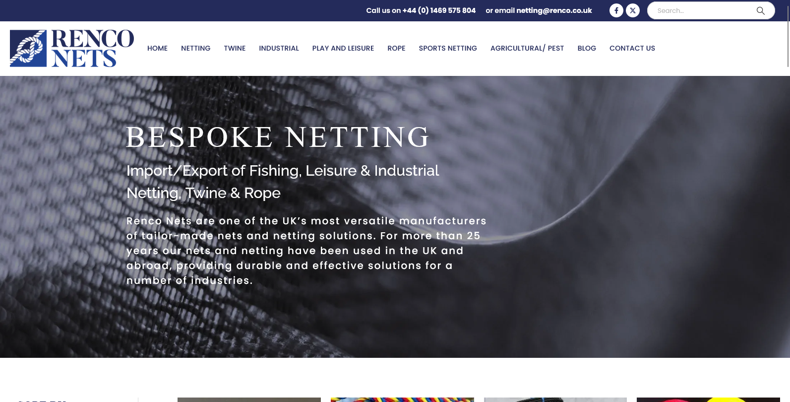 Renco Nets Ltd Website