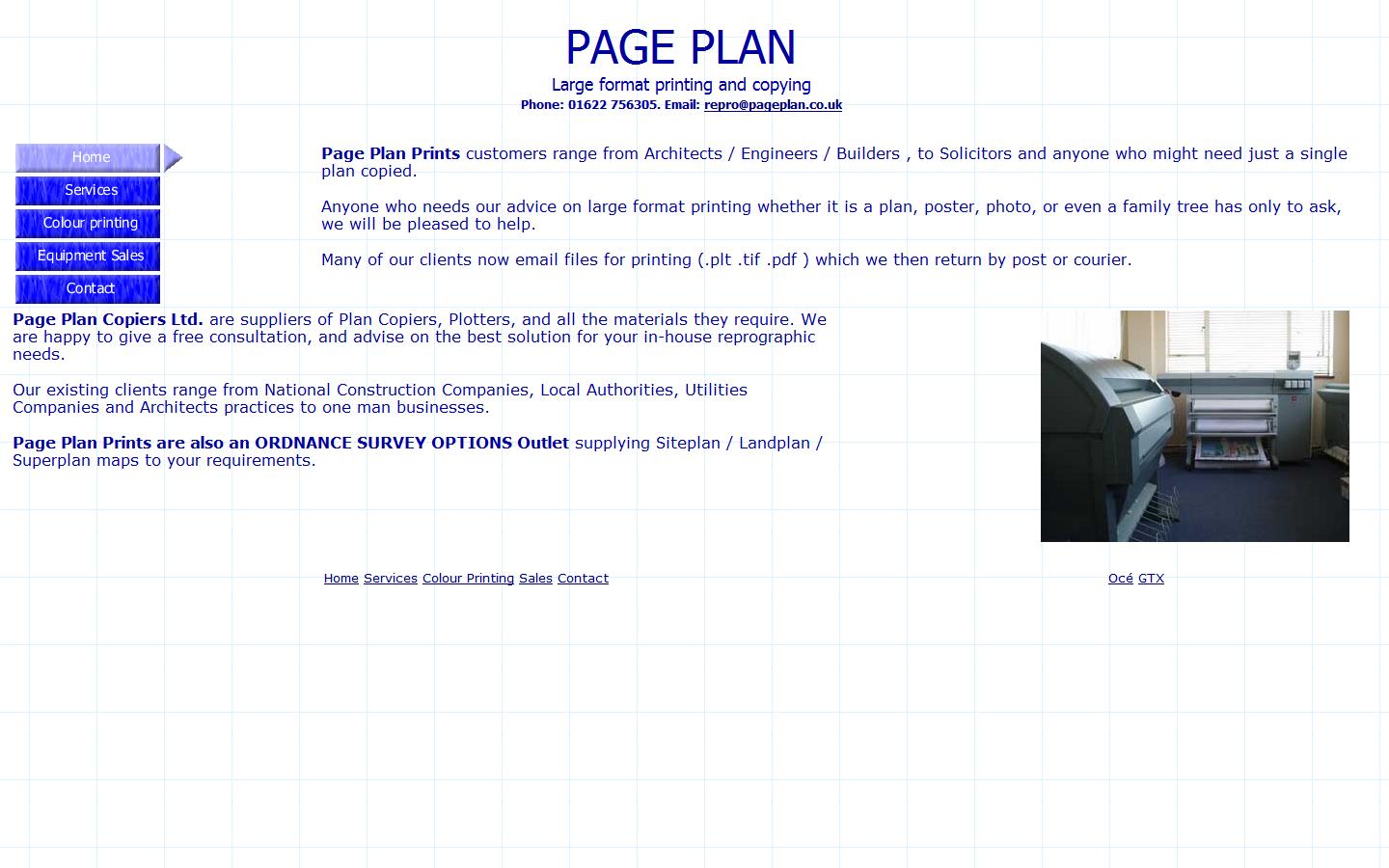 Page Plan Copiers Ltd Website